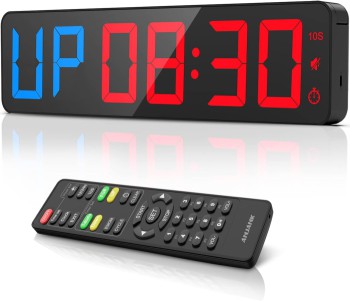 ANJANK Gym Timer 15" LED Wall Clock